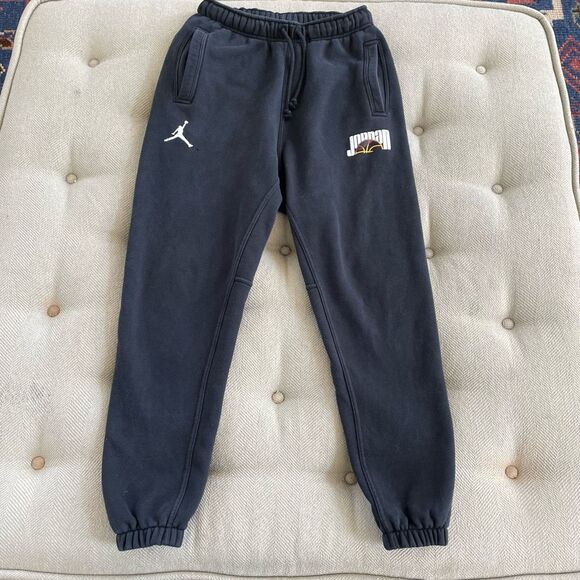 Nike Jordan Sport DNA Fleece Jogger Sweat Pants Jumpman Logo Black S - Picture 3 of 9